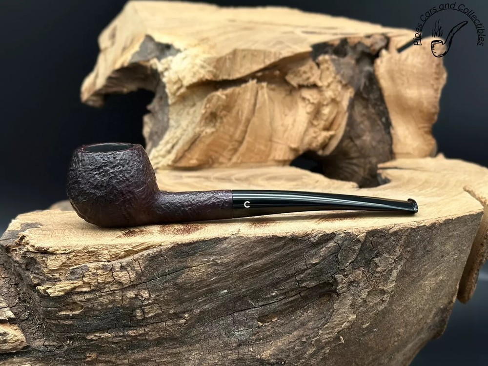 Comoy's Sandblast 336C Apple Shaped Smoking Pipe