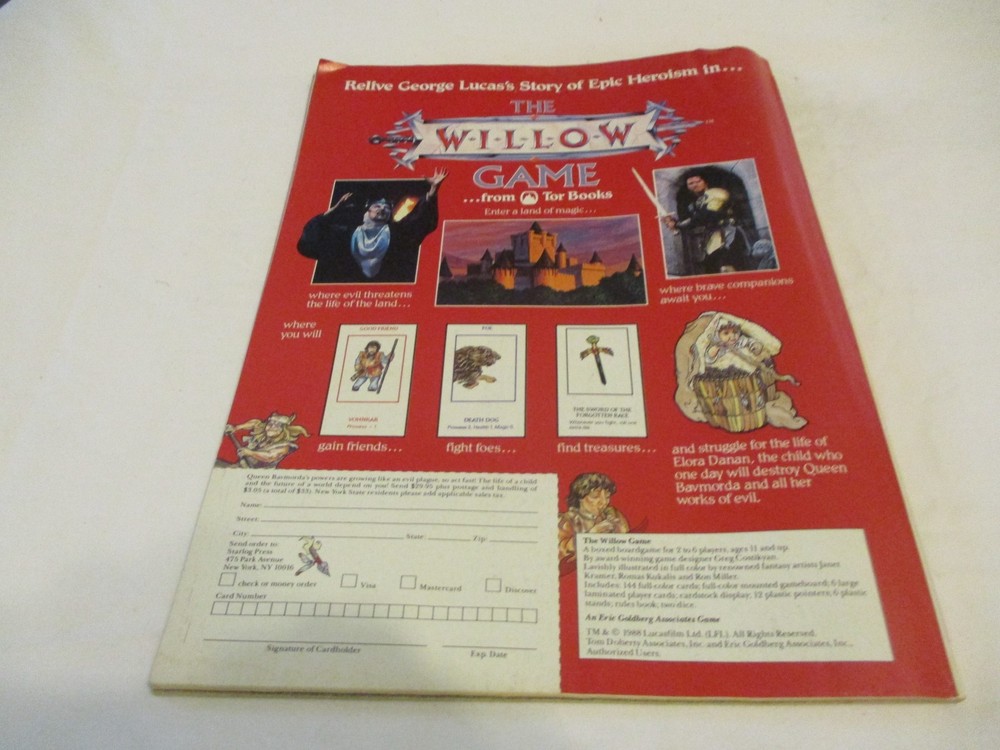 STARLOG MAGAZINE #132 WILLOW