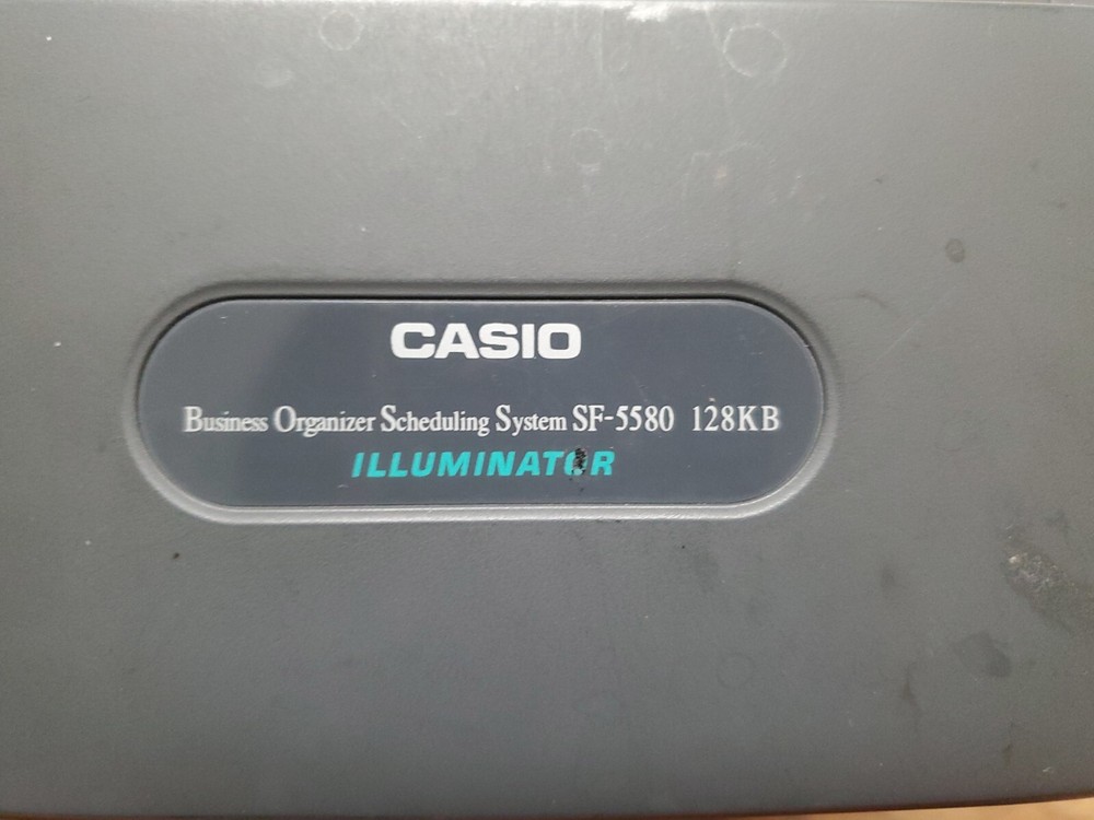Casio Business Organization Scheduling System SF 5580 128KB