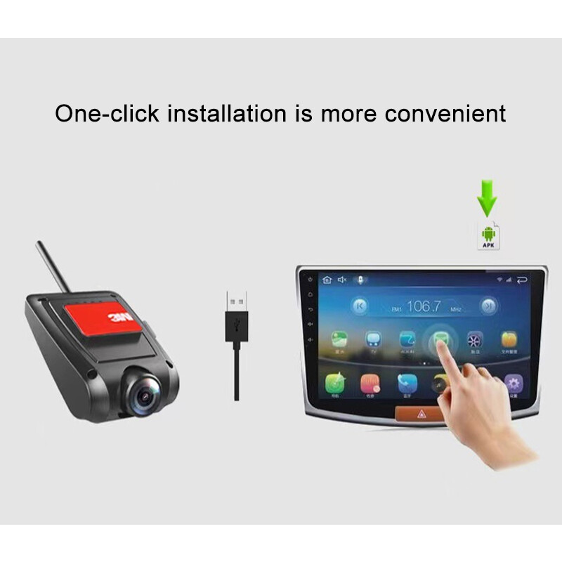 USB Car DVR Camera Dash Cam Video Recorder Night Vision ADAS For Android player