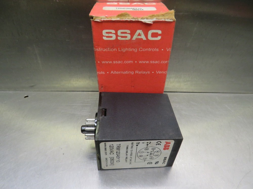 ABB TRM120A6Y10 Time Delay Relay 120V