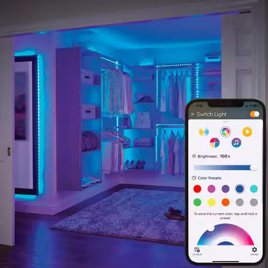 Smart Lighting Starter Kit including Color Changing LED Strip light