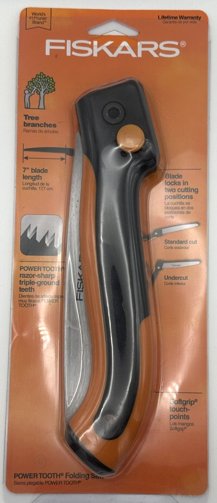 FISKARS POWER TOOTH FOLDING SAW 7" BLADE