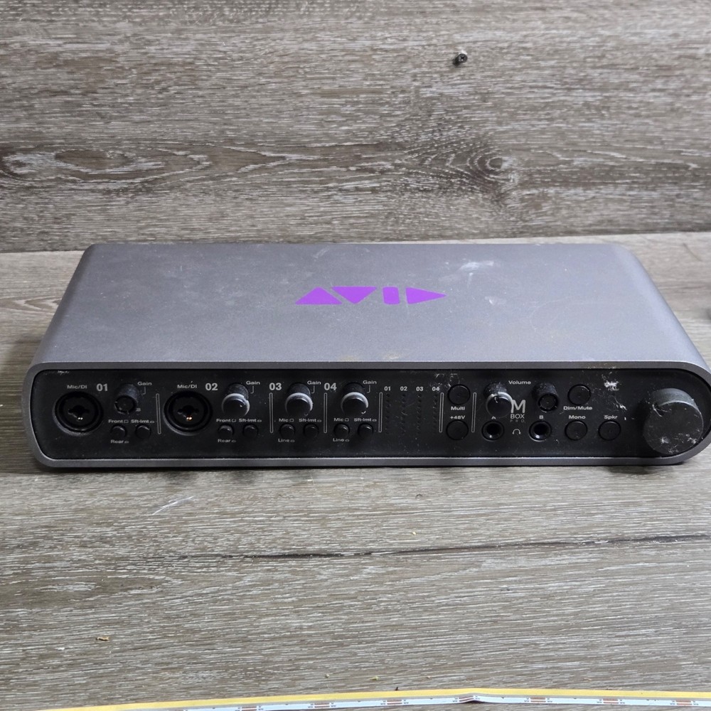 Avid Mbox Pro 3rd Gen 8x8 FireWire Audio Interface w/ Box & Power Supply Tested