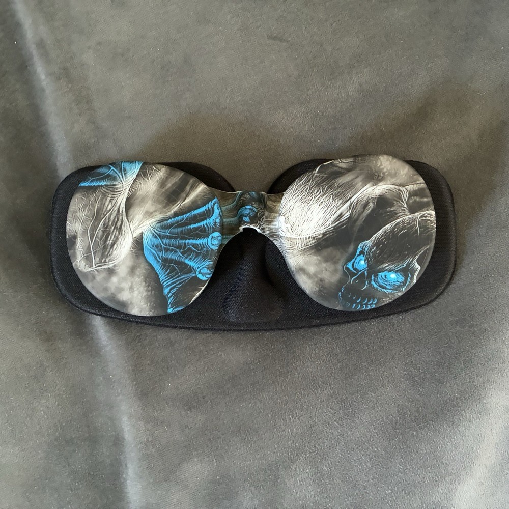 Silicone Cover Shell for Oculus VR - Black and Blue Skeletons Pattern