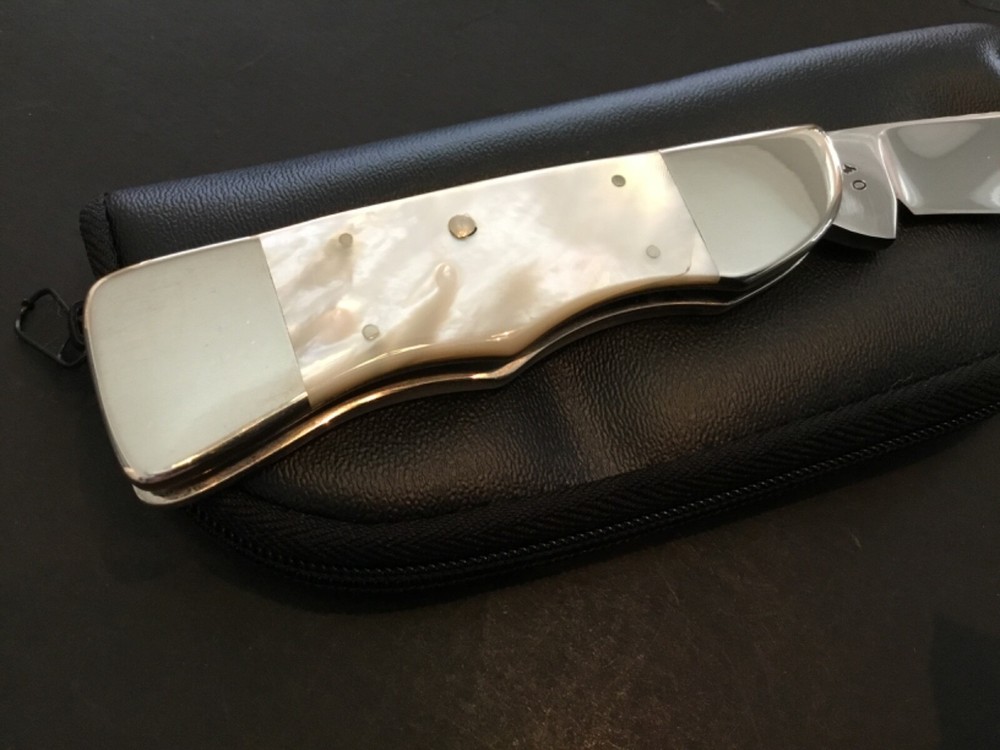 Custom Ray Cook Master Smith MOP Slipjoint Folder Folding Knife