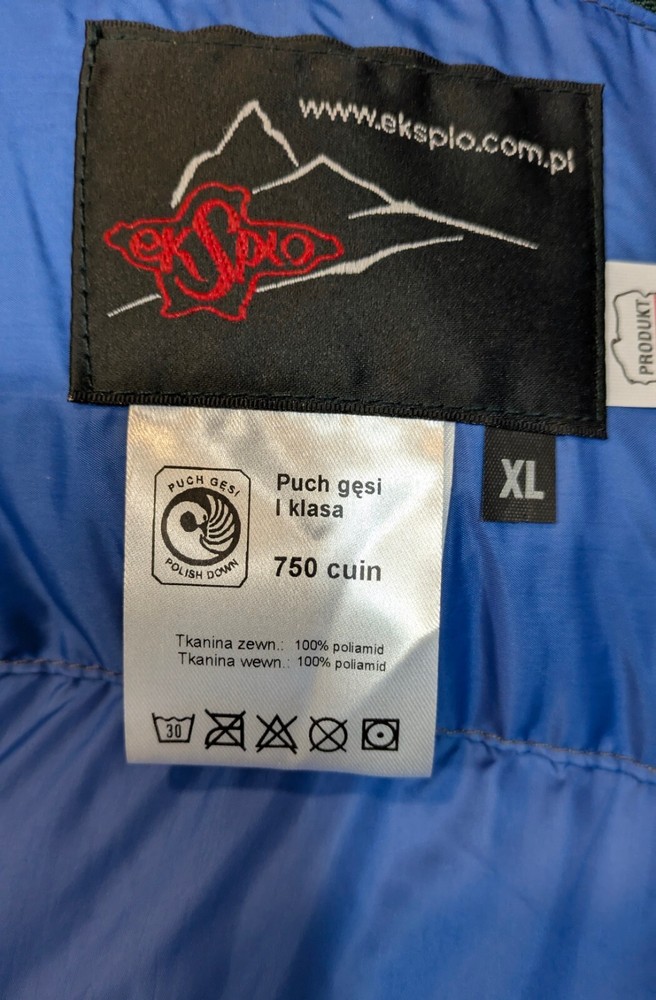 Eksplo "Pamir System T" Down Sleeping Bag (NWOT)
