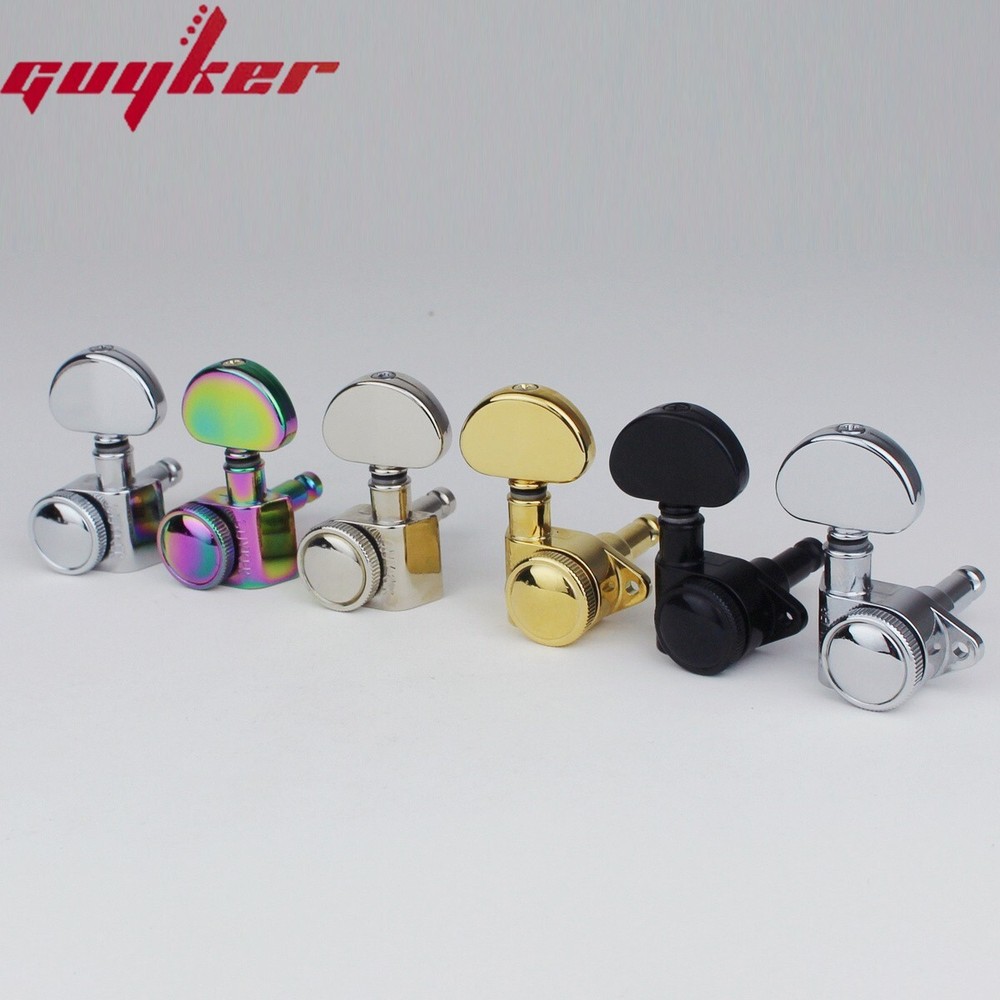 Guyker 3R3L Guitar Locking Tuners 1:21 Machine Head With Big Handle