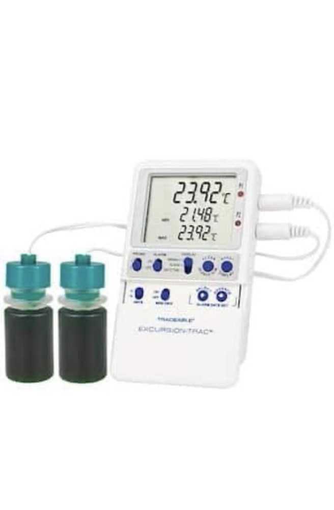 Traceable 6433 Digital Data Logging Thermometer Excursion-Trac 2 Bottles Sealed