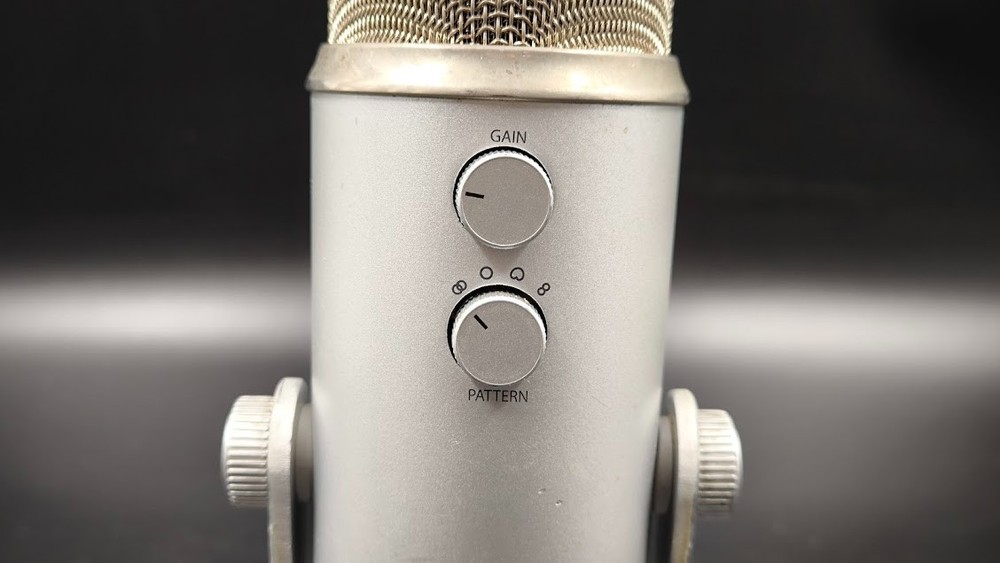 Blue Yeti Microphone Used Working Silver