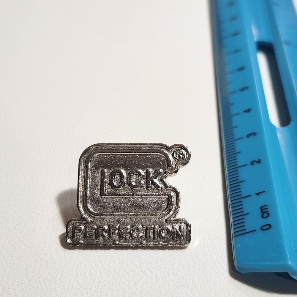 Glock Perfection Lapel Pin Silver.