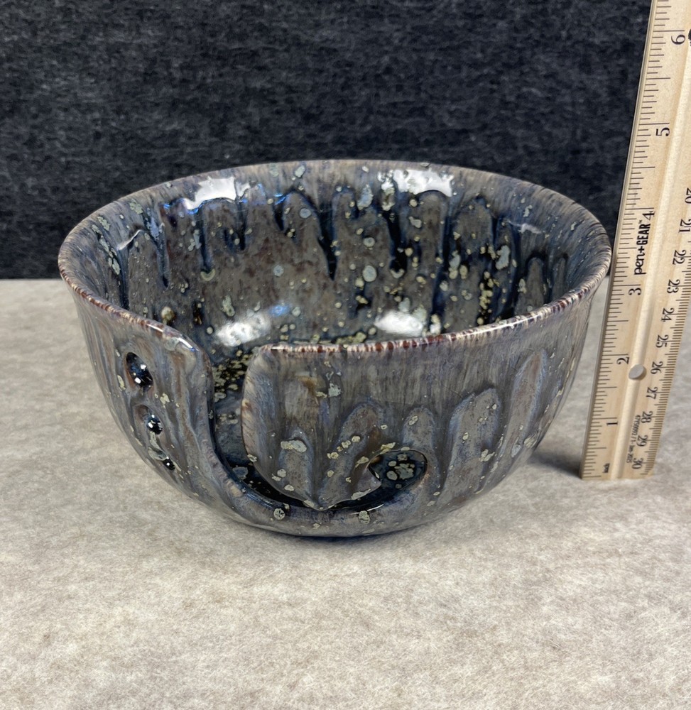 Glazed Ceramic Yarn Bowl, Original