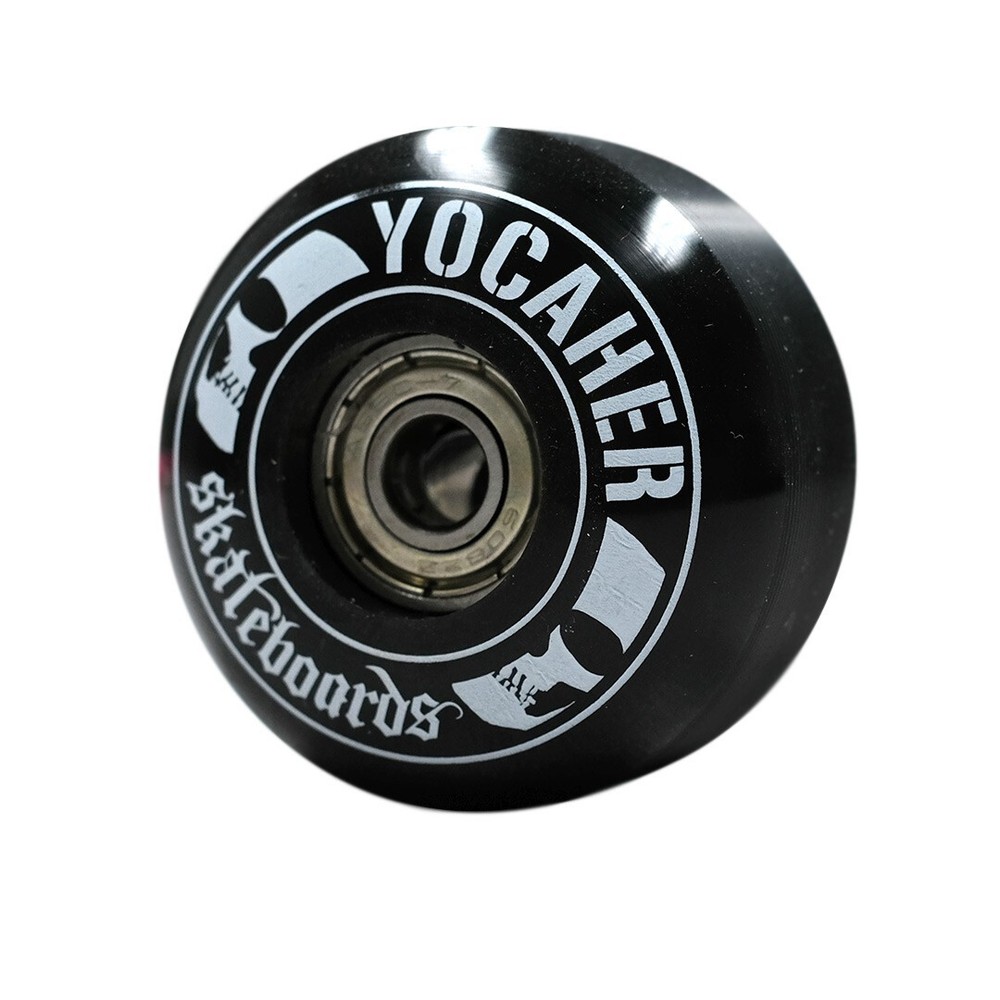Yocaher Blank 7.75" Complete Skateboard - Stained Red