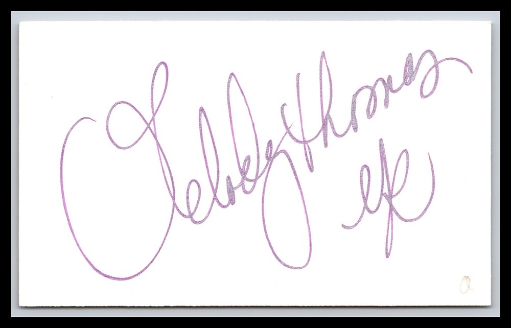 Melody Thomas - Actress - 3x5 Card - Signed / Autograph (a)