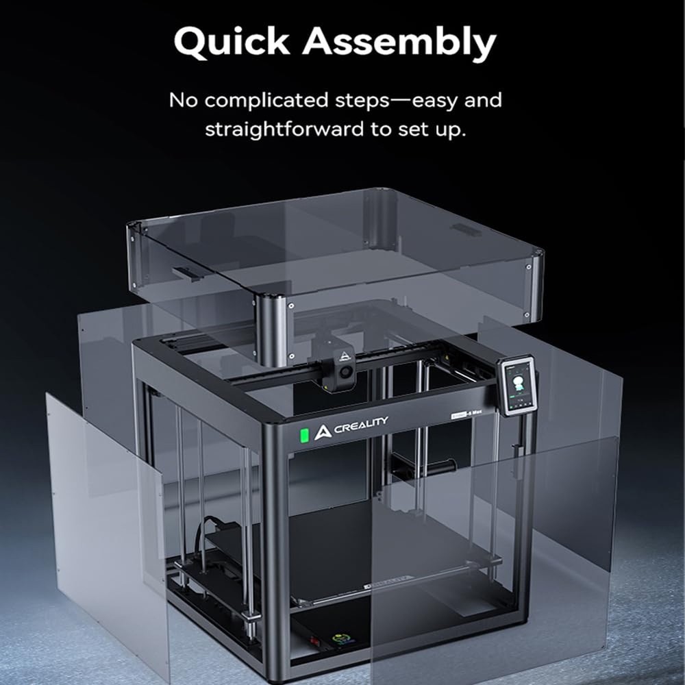 Ender 5 Max Acrylic Transparent Enclosure, Dustproof Tent Constant Temperatur...