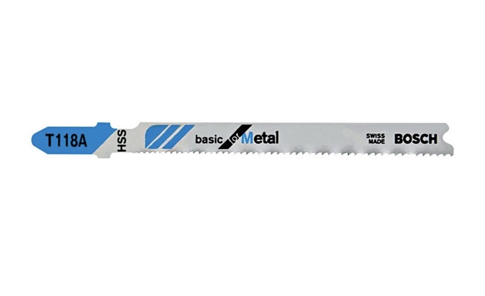 Bosch 4in T-Shank Jigsaw Blades Basic For Metal (5) Pack