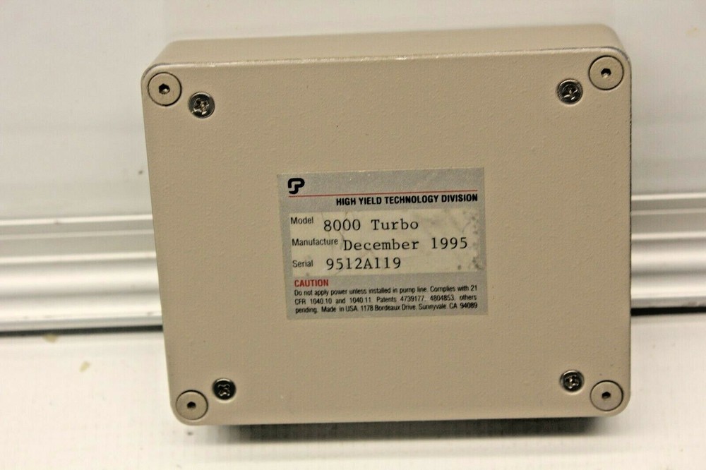 HIGH YIELD TECHNOLOGY 8000 TURBO LASER CONTROLLER