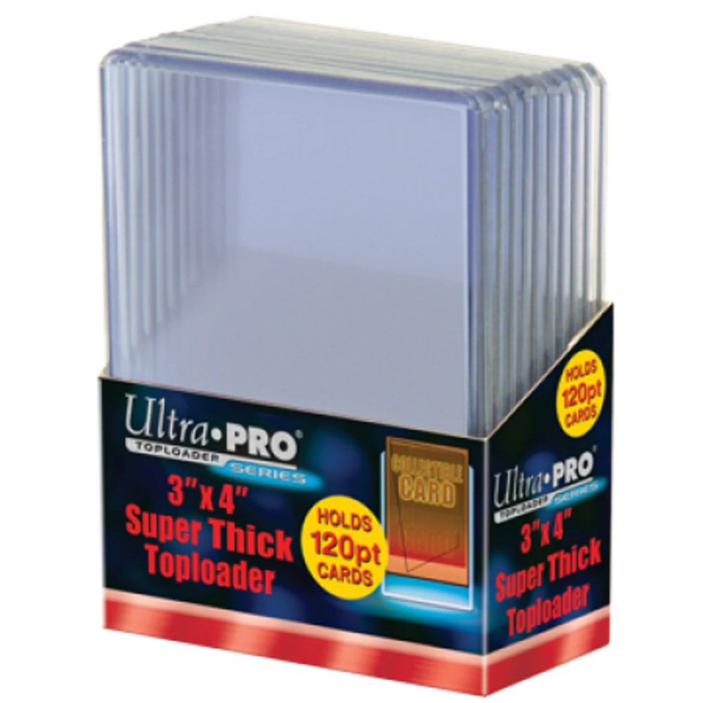 Toploader - 3x4 120pt (10 per pack)