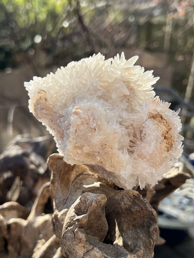 Calcite Spiky Cluster Patterns 292g 2