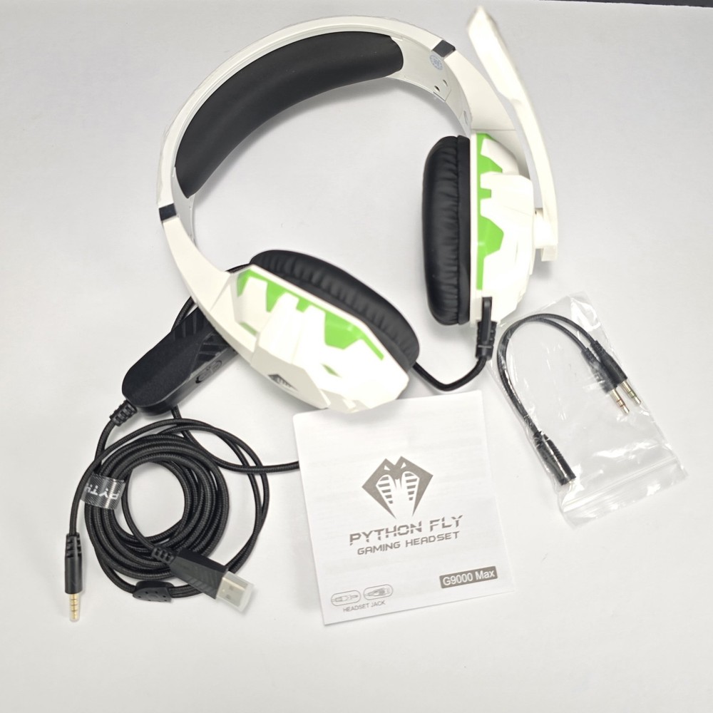 PYTHON FLY G9000 MAx Stereo Gaming Headset for PS4/5 PC Xbox PC Noise CANCEL
