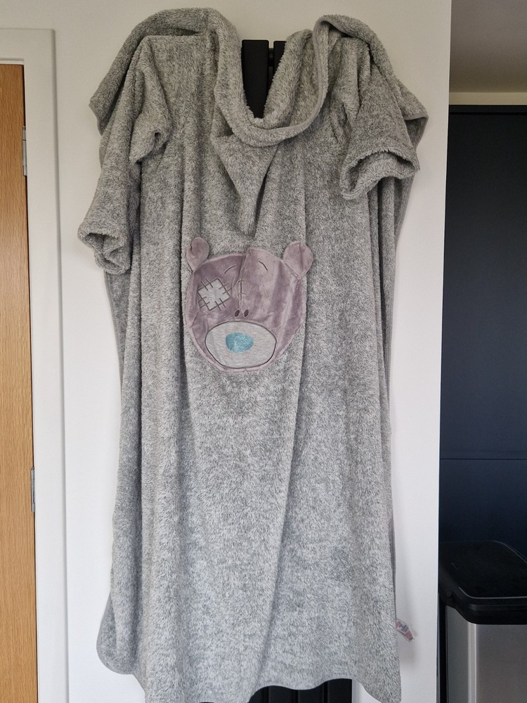 M&S SNUGGLY TATTY TEDDY BLANKET