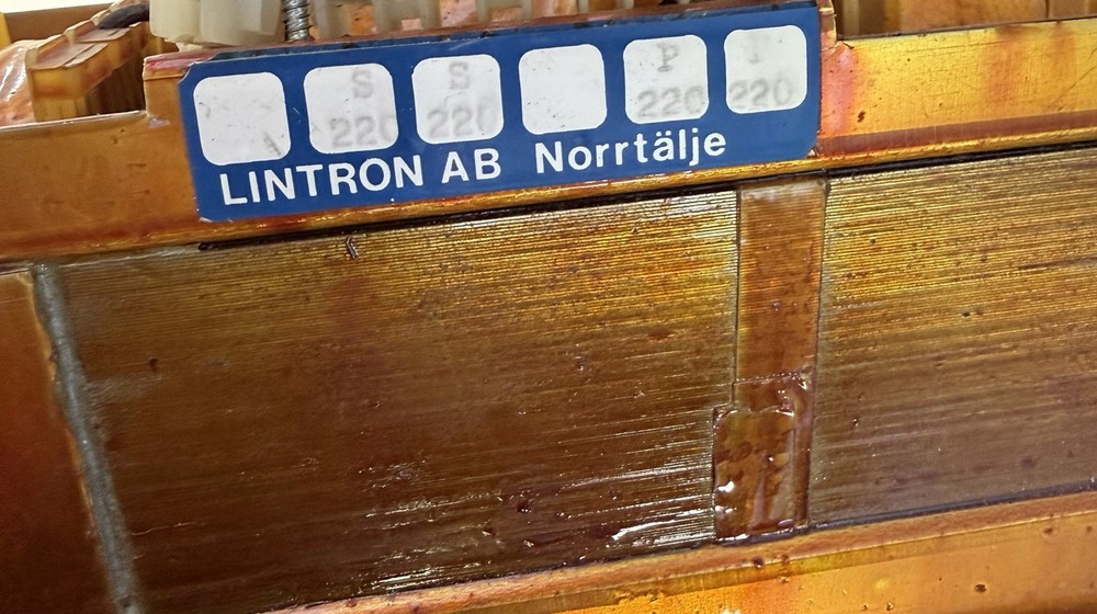 Lintron Transformator AB 1-FAS Datastab