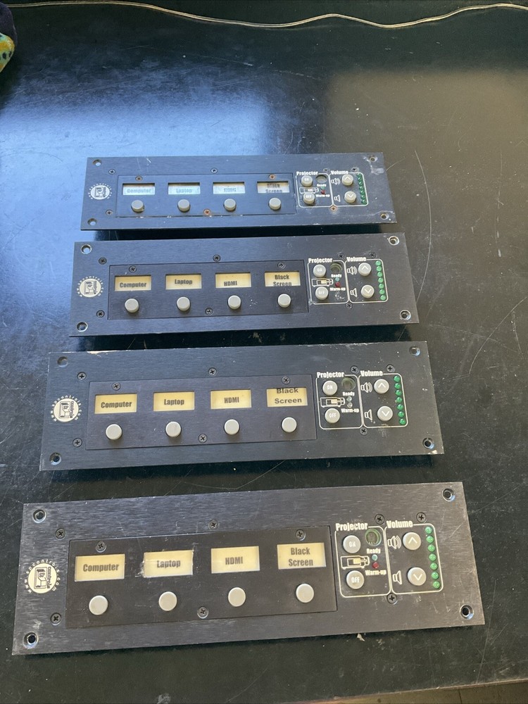 Lot of 4 SP Controls Projector Input Control Panel  501-001SPC SP2 Chassis PCB