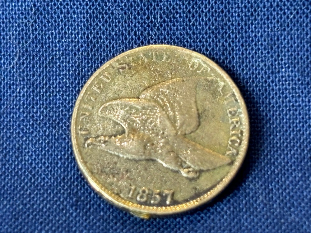 1857 Flying Eagle One Small Cent Penny