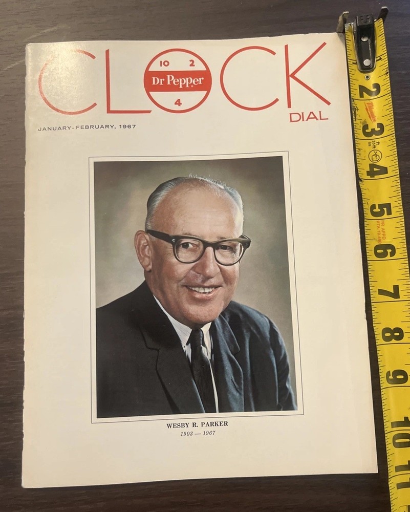 Vintage Fr. Pepper Clock Dial Magazine
