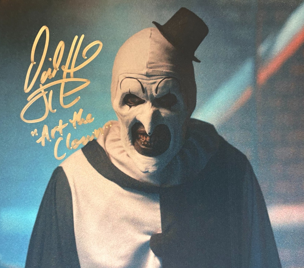 David Howard Thronton: Signed TERRIFIER 8x10" Authentic Autograph w/COA