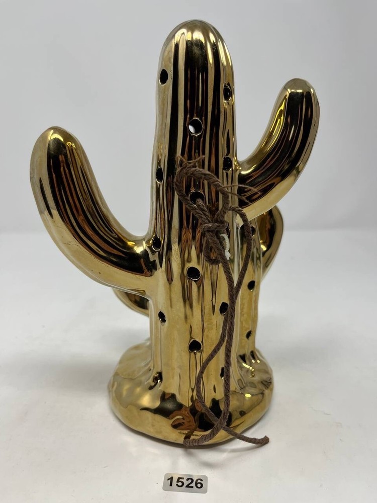 Cactus Decor - Home, Color: Gold