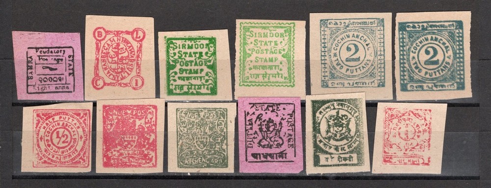 INDIA STATES OLD FORGERY COLLECTION