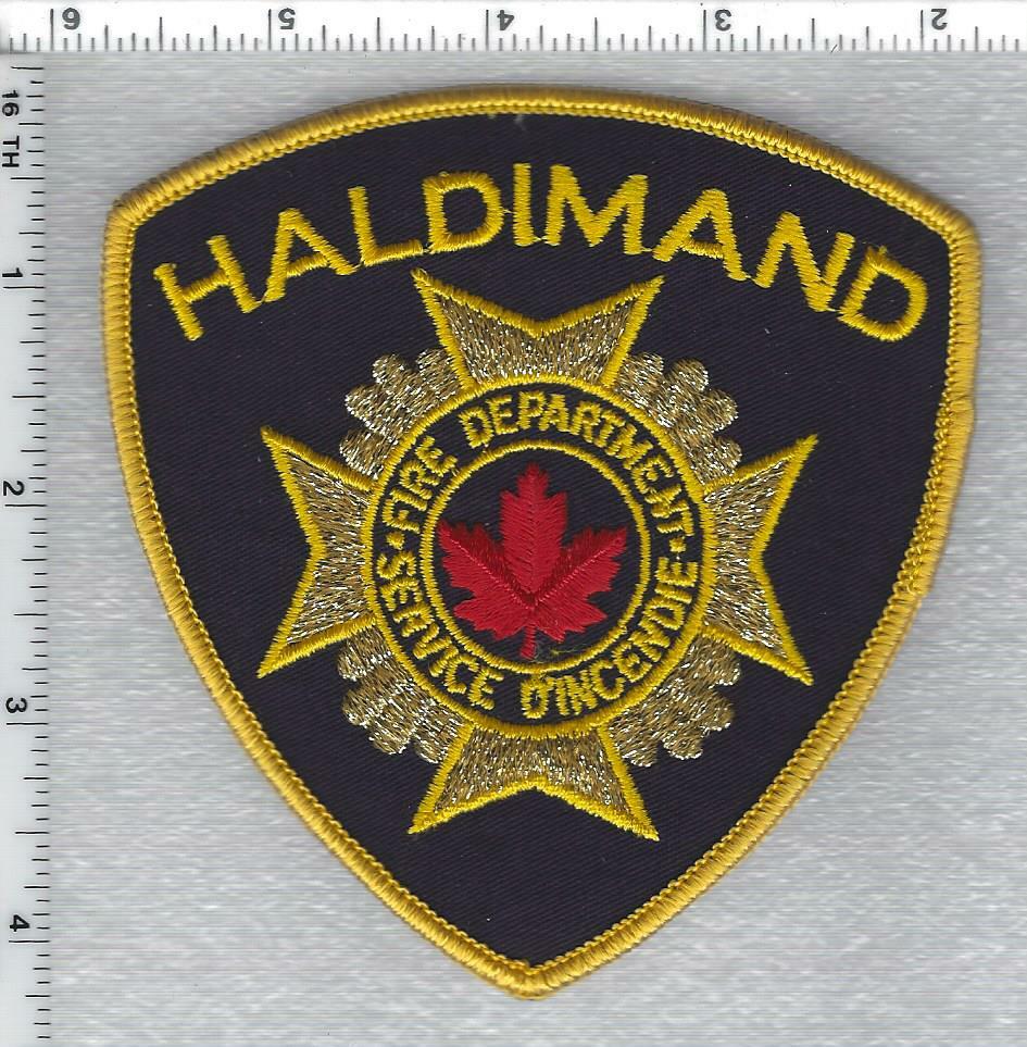 Halimand Fire Department (Ontario, Canada) Shoulder Patch