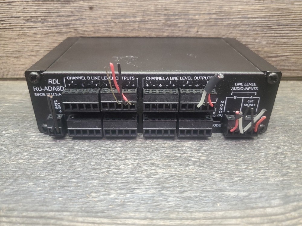RDL RU-ADA8D Audio Distribution Amplifier.