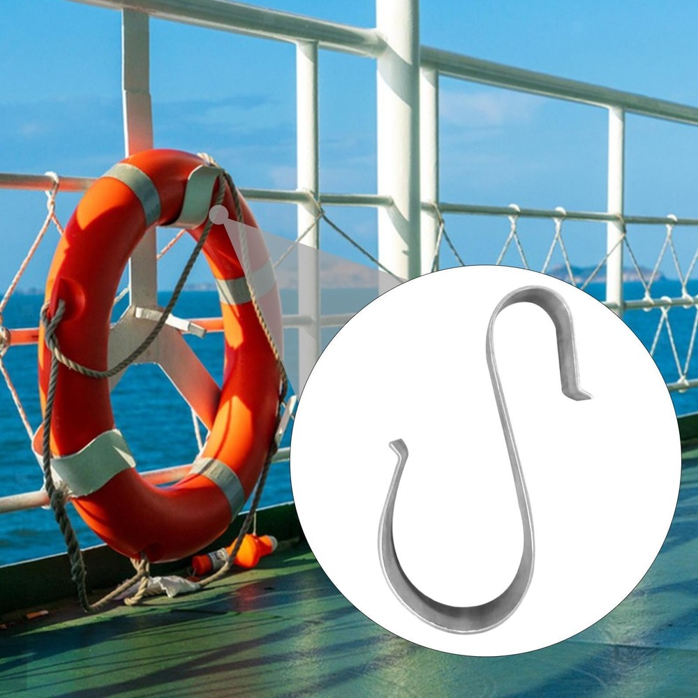 Ring Buoy Bracket High Performance Easy Use Pool Use Sturdy Silver Replacement