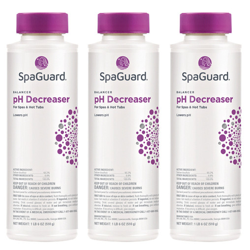SpaGuard pH Decreaser 22 oz - 3 Pack