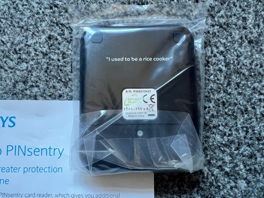 Barclays PINsentry Card Reader - Secure Online Banking