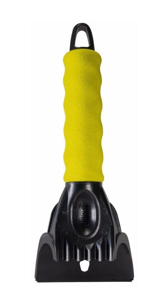 Hopkins Ice Chisel & Ice Scraper Yellow Subzero 2 Function 2 Blade 10"