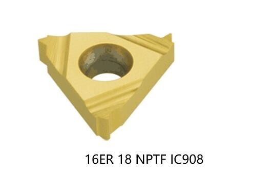 Original Carbide Inserts 5 Tablets 16ER 18 NPTF IC908