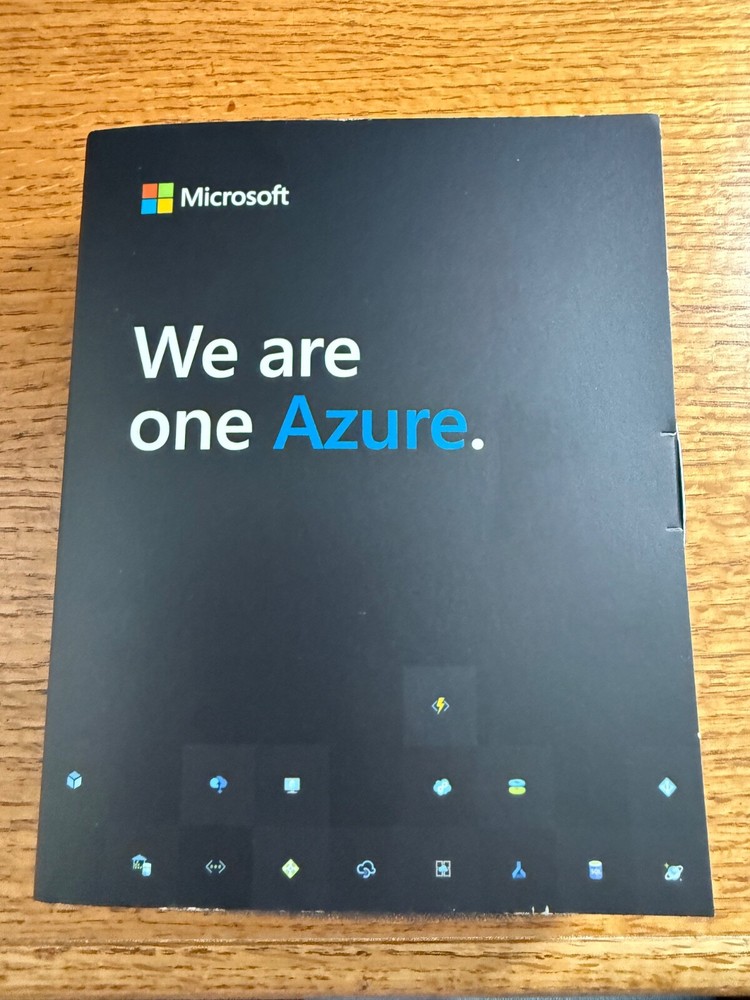 Rare! MICROSOFT AZURE TEAM Commemorative "Challenge" Coin (2019) Cloud & Edge