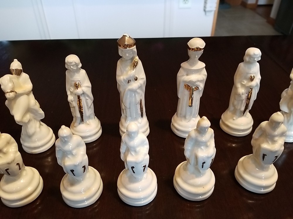 Renaissance Chess Pieces, Ceramic