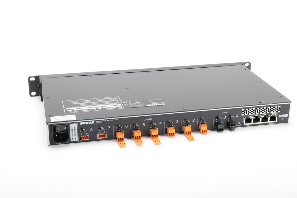 Shure MXWANI8 8-Channel Audio Network Interface Module With Connectors