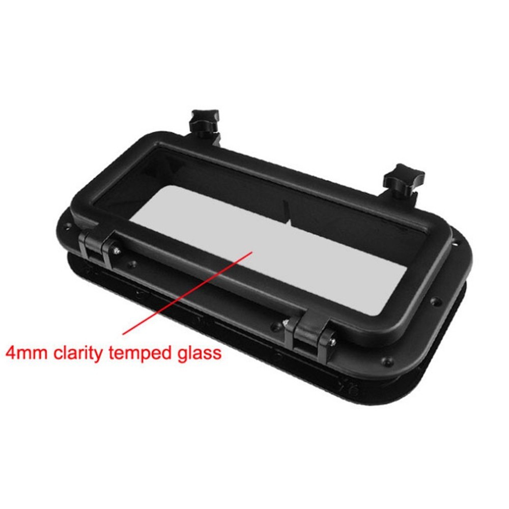 RV Porthole Window with Rectangular Shape for Improved Airflow and Privacy