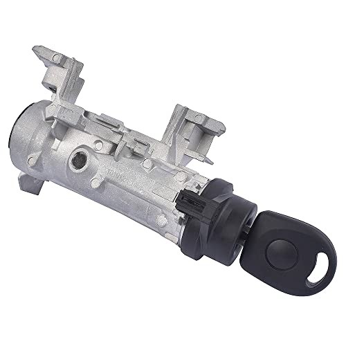 Ignition Switch with Lock Cylinder Key Replacement for VW Beetle Golf Jetta