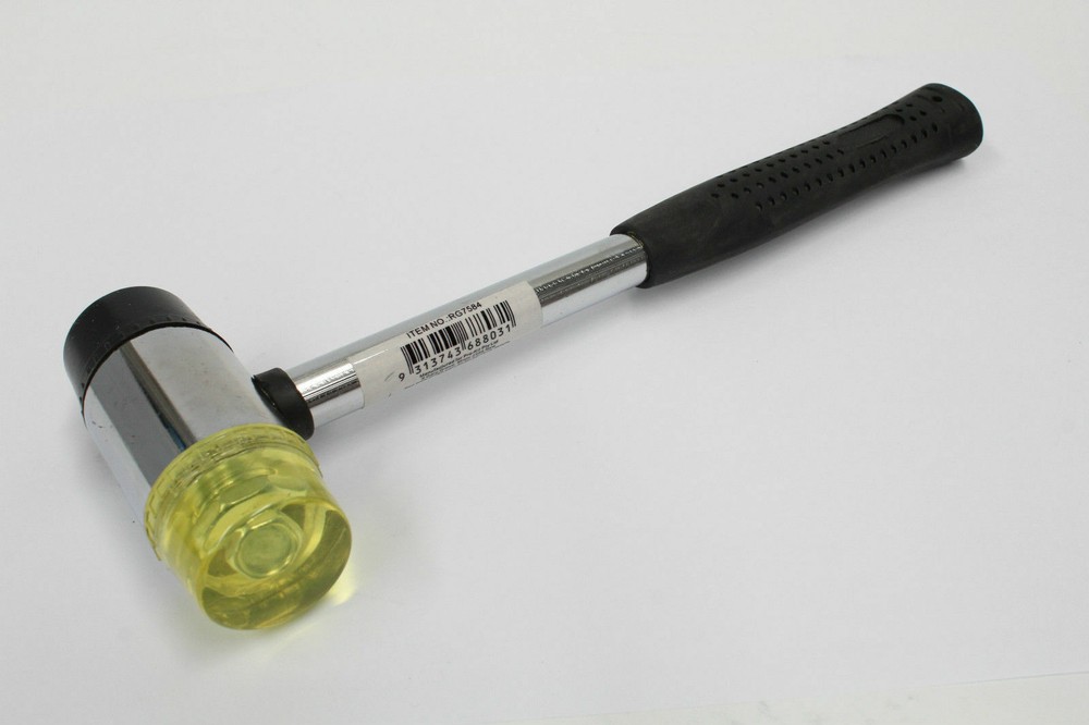 MALLET HAMMER 40mm - DOUBLE FACED RUBBER / HARDENED PLASTIC COMBO