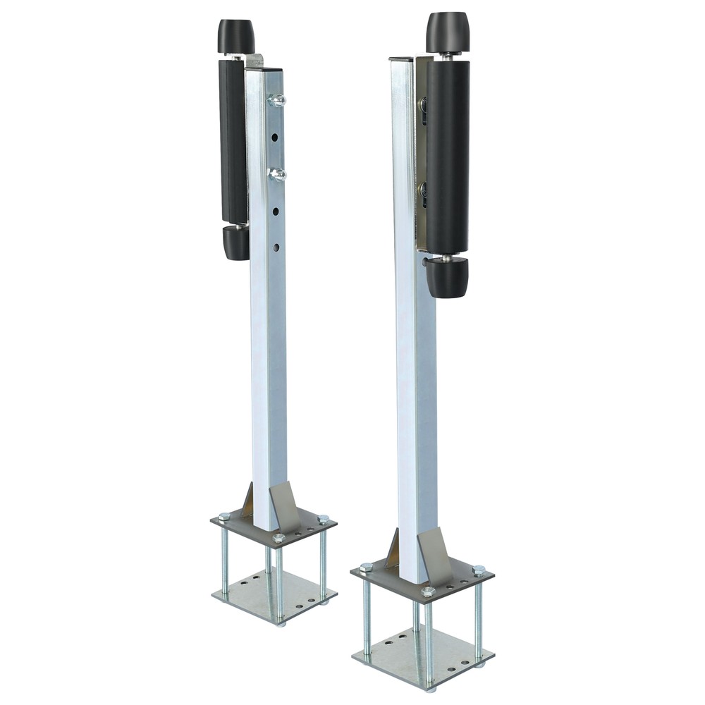 Universal 2 Pack Steel Boat Trailer Pontoon Roller Guide-On Guide On Post