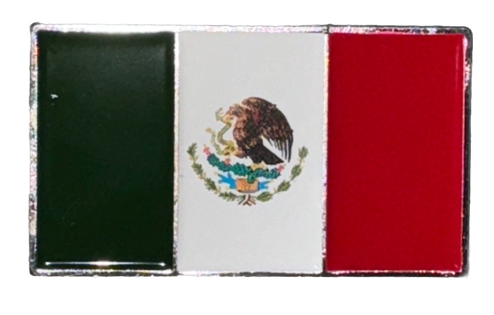 Bandera Mexico Flag Hat Pins Para Gorra