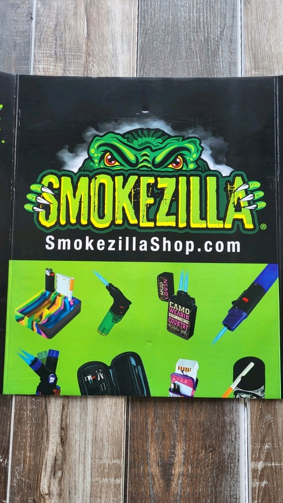Smokezilla Metal Storage Box With Rolling Tray & Hasp 5" X 5" Inches
