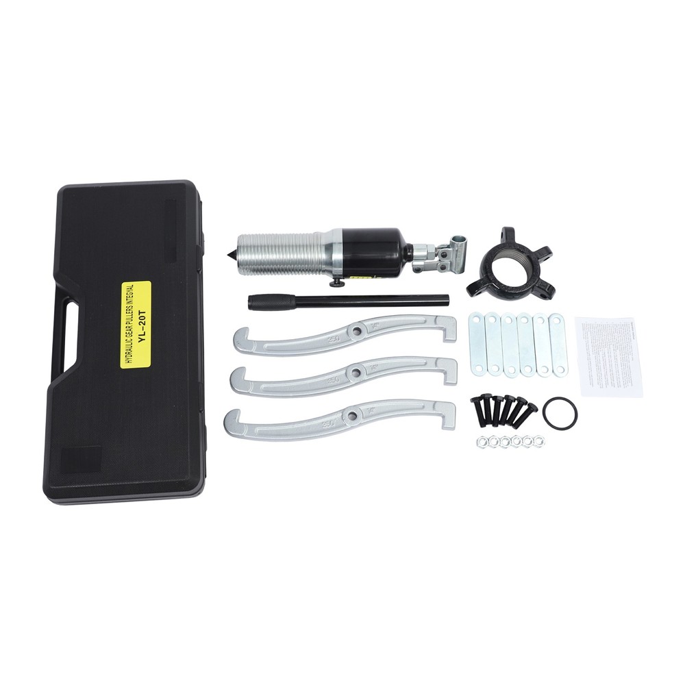 Black Hydraulic Bearing Puller,20T Hydraulic Puller Kit,3 Jaws Hydraulic Puller