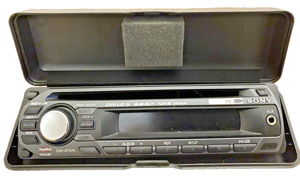 Sony CDX-GT270 Face Plate & Case